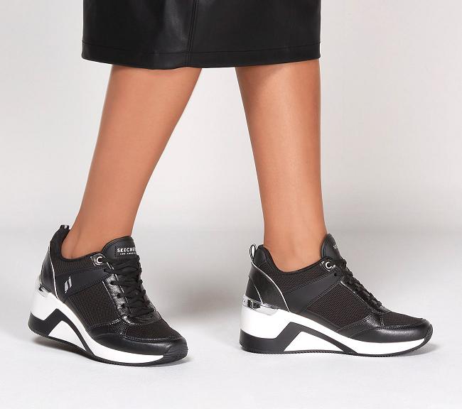 Zapatos con Plataforma Skechers Mujer - Million Negro WCQAF4275
